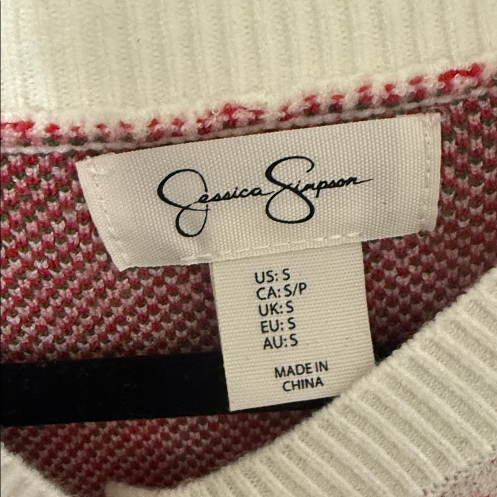 Jessica Simpson Heart-Pattern Button-Down Cardiga… - image 2